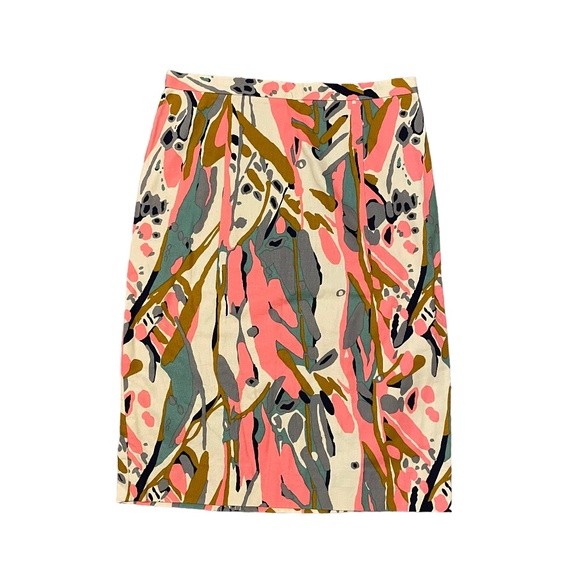 COS Abstract Paint Splatter Pencil Skirt‎ Size S (EUR 34) - Picture 1 of 6